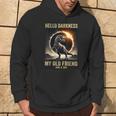 Hello Darkness Dino T-Rex Solar Eclipse April 8 2024 Hoodie Lifestyle