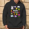 Hello Spring And Easter Day 2024 Bunny Hello Spring Toddler Hoodie Lifestyle