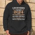 Herren Ruhestand 2024 Legende In Altersteilzeit Kapuzenpullover Lebensstil