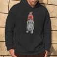 Hipster Lop Eared Bunny Rabbit Wearing Winter Peruvian Hat Hoodie Lifestyle