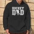 Hockey Dad Father's Day Ice Hockey Vintage Daddy Papa Father Hoodie Lifestyle