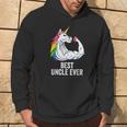Hombre La Mejor Ropa De Un Tío De Unicornio Best Uncle Ever Sudadera Estilo de vida