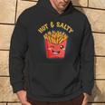 Hot & Salty Winking French Fries Flirtatious Lover Fast Food Hoodie Lifestyle