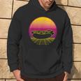 Hot Dog Fast Food Theme Party Retro Vintage Sunset Hoodie Lifestyle