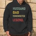 Husband Dad Songwriter Legend Father's Day Hoodie Lifestyle