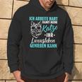 Ich Arbeitite Hart Katzenluxusleben Genießen Kann Kann Hoodie Lebensstil