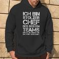 Ich Bin Stolzer Chef Des Besten Teams Employee Hoodie Lebensstil