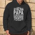 Ich Bin Stolzer Papa Fantastische Tochter Schwarzes Herren Hoodie Lebensstil