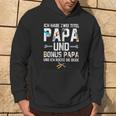 Ich Habe Zwei Titel Bonus Papa Und Papa Rocke Sie Beide Kapuzenjacke Kapuzenpullover Lebensstil