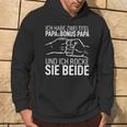 Ich Habe Zwei Titel Papa & Bonus Papa Bester Dad Der Welt Kapuzenpullover Lebensstil