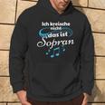 Ich Kreische Nicht Das Ist Soprano Hoodie Lebensstil