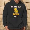 Ich Mag Halt Enten Badeente Ente Hoodie Lebensstil