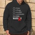I'm Brave Strong Powerful Stroke Warrior Hoodie Lifestyle