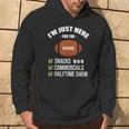 I'm Here For Snacks Commercials Halftime Show Football Hoodie Lifestyle