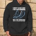 I'm Thinking About Roller Coasters Hoodie Lifestyle