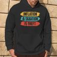 Inflation Und Steuere Sind Raub Stagflation Money Prints S Hoodie Lebensstil