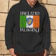 Ireland Rugby Vintage Irish Flag Rugby Fan Hoodie Lifestyle