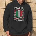Italia Ti Amo Italia I Love You Italy Flag Hoodie Lifestyle