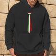 Italy Flag Fake Tie For Italian Fans Hoodie Lebensstil