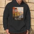 Italy Rome SouvenirVintage Travel Poster Graphic Hoodie Lifestyle