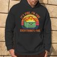 It's Fine I'm FineEverything's Fine Lil Dumpster Fire Cool Hoodie Lifestyle