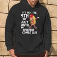 It's Not 4Th Of July Until My Weiner Come Out Dabbing Hotdog Hoodie Lifestyle