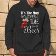 It's The Most Wonderful Time For A Beer Christmas Santa Hat Hoodie Lifestyle