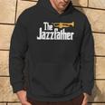 The Jazzfather Music Dad Musician Pun Father's Day Hoodie Lifestyle