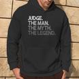 Judge The Man Myth Legend Hoodie Lifestyle