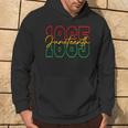 Junenth 2024 Celebrate Black Freedom 1865 History Month Hoodie Lifestyle