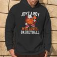 Just A Boy Who Loves Basketball Player Hoops Hoodie Lifestyle