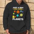 Just A Boy Who Loves Planets Solar System Space Science Hoodie Lifestyle