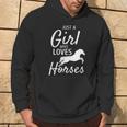 Just A Girl Who Loves Horses Riding Girls Horse Hoodie Lifestyle