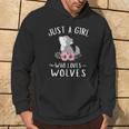 Just A Girl Who Loves Wolves For Wolves Lover Hoodie Lifestyle