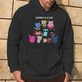 Karma Is A Cat Cat Cat Lovers Hoodie Lifestyle