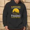 Kayaking Canoeing Kayak Angler Fishing Hoodie Lifestyle