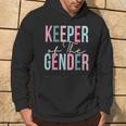 Keeper Of The Gender Baby Shower Gender Reveal Party Hoodie Lifestyle