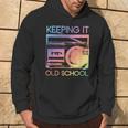 Keeping It Old School Retro 80S 90S Boombox Music Hoodie Lifestyle