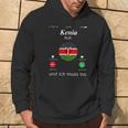 Kenya Ruft Und Ich Muss Los Kenya Flag Hoodie Lebensstil