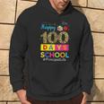 Leopard 100Th Day Of School Principal Life 100 Days Smarter Hoodie Lifestyle