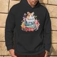 Lesebücher Buchliebhaber Hamster Und Aquarell Bücher Hoodie Lebensstil