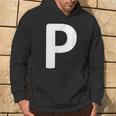 Letter P Kapuzenpullover Lebensstil