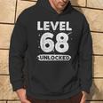 Level 68 Unlocked 68 Aniversario De Boda 68 Años Sudadera Estilo de vida