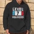 Level 7 Unlocked Gamer 7Th Birthday Video Game Boys Hoodie Lifestyle