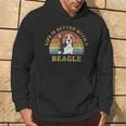 Life Is Better With A Beagle Vintage Dog Puppy Lover Hoodie Lifestyle