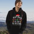 Most Likely To Eat All The Cookies Family Joke Christmas Hoodie Lifestyle