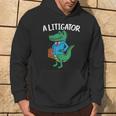 A Litigator Alligator Lover Law Justice Attorney Lawyer Hoodie Lifestyle