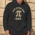 Live Every Day Like It's Pi-Day Vintage Pi Day Hoodie Lifestyle