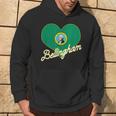 I Love Bellingham Washington Heart State Flag Hometown Pride Hoodie Lifestyle