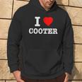 I Love Cooter Heart Cooter Lover Hoodie Lifestyle